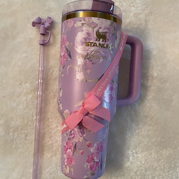 STANLEY X LOVESHACKFANCY QUENCHER | 40 OZ  |  HAPPY THOUGHTS - Picture 6 of 7